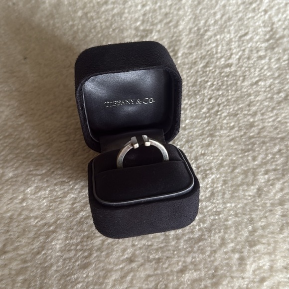 Tiffany T Square Ring in Sterling Silver - Picture 9 of 10